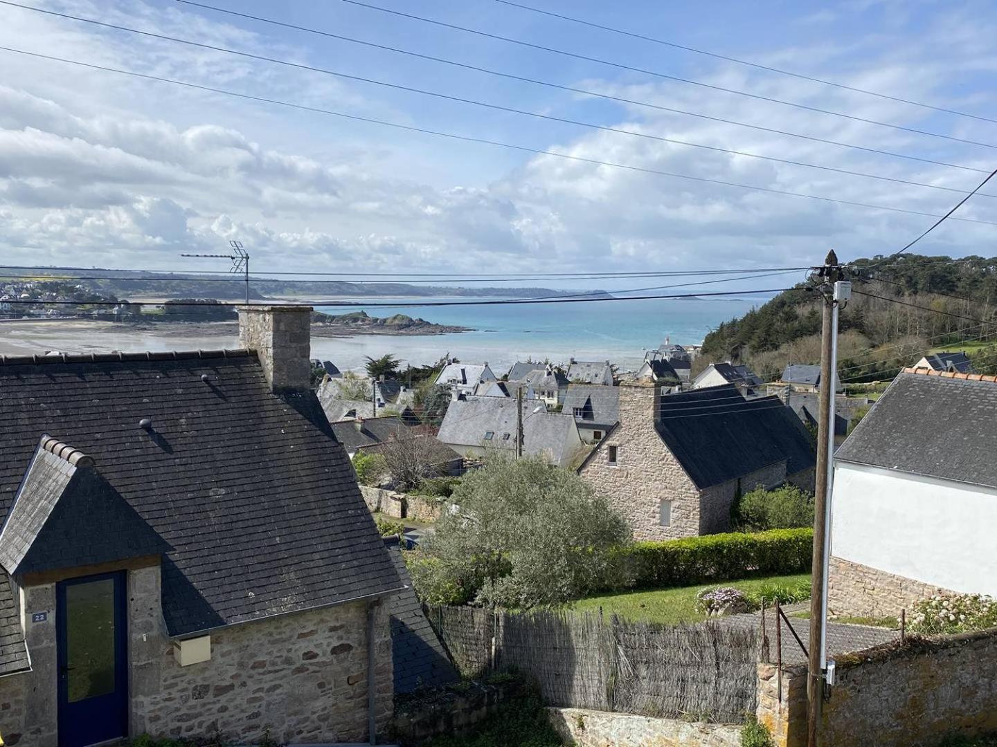 665 - Maison En Pierre Sur Les Hauteurs De Tu Es Roc, A Erquy Bagian luar foto